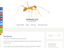 Tablet Screenshot of myrmecos.net